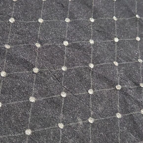 GuC Black Sheer w/Glitter Polka Dot Sexy Slip Dress - Picture 6 of 7